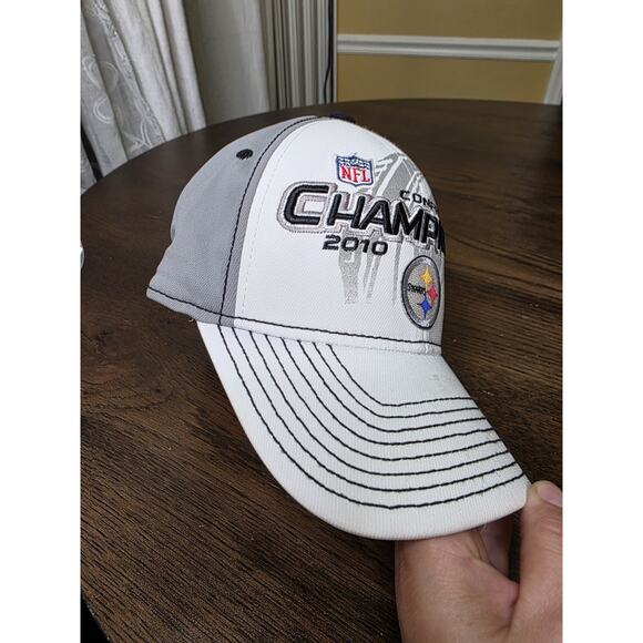 Pittsburgh Steelers Hat Cap Snap Back Trophy Collection NFL Football Super Bowl - Picture 13 of 16